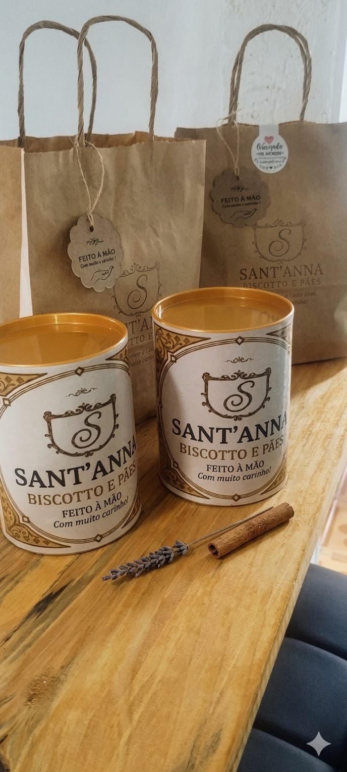 Potes premium e sacolas de presente da Sant'Anna