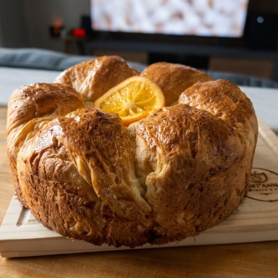 Pão de laranja e mel