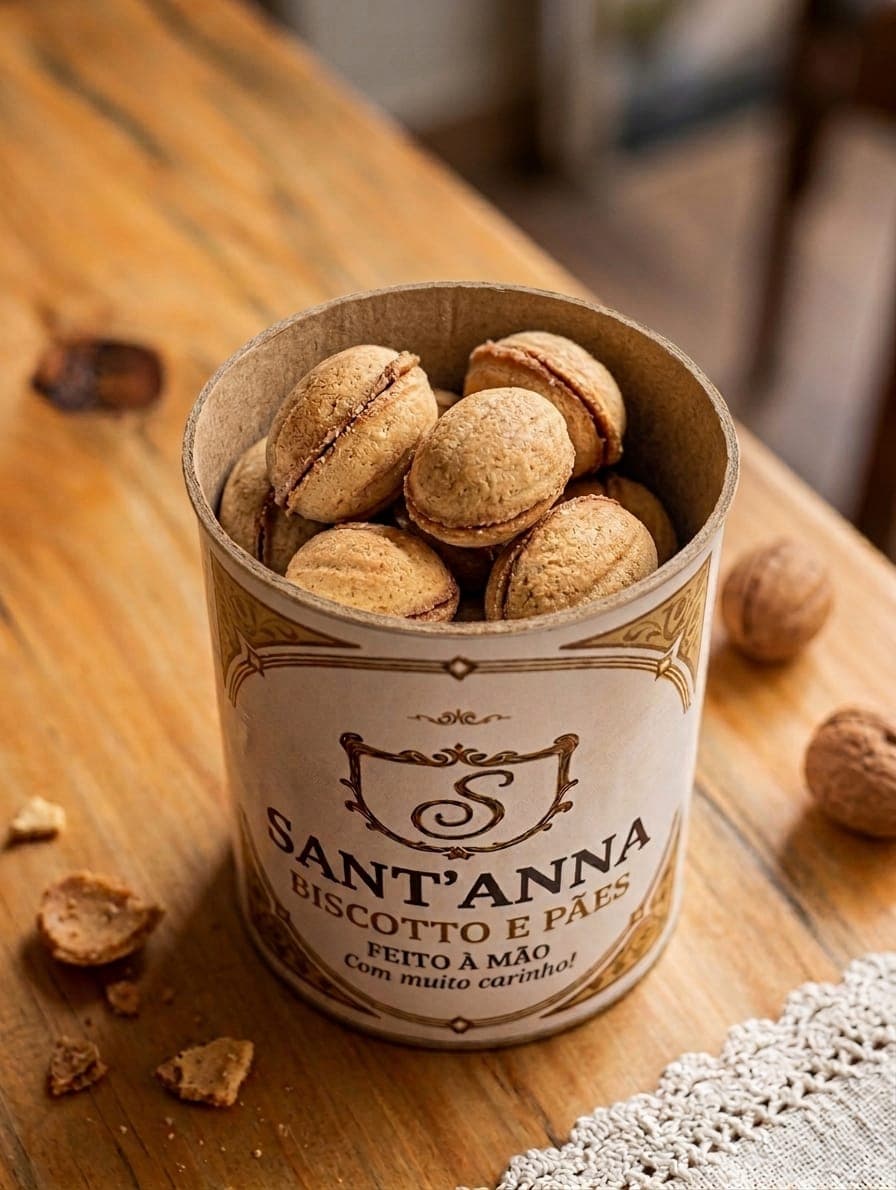 Pote premium de biscoitos
